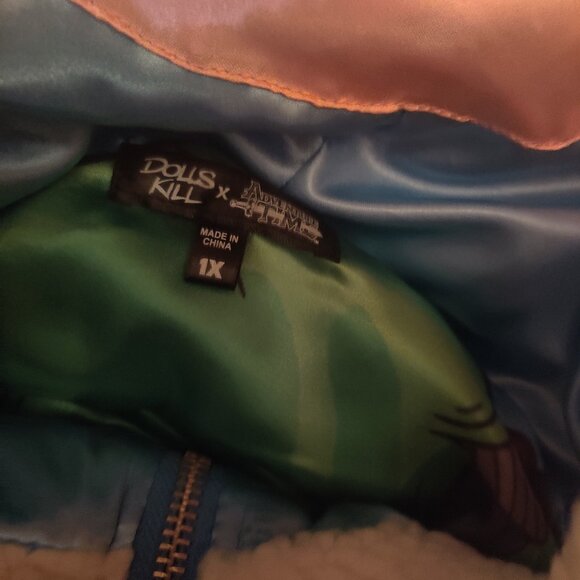Dolls Kill Adventure Time jacket size 1x New